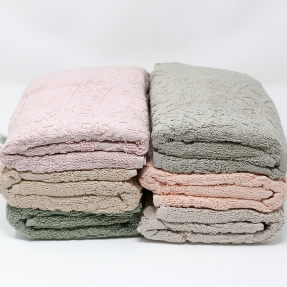 Cotton Hittite %100 Cotton Towel 6 pieces - Picture 3 of 6